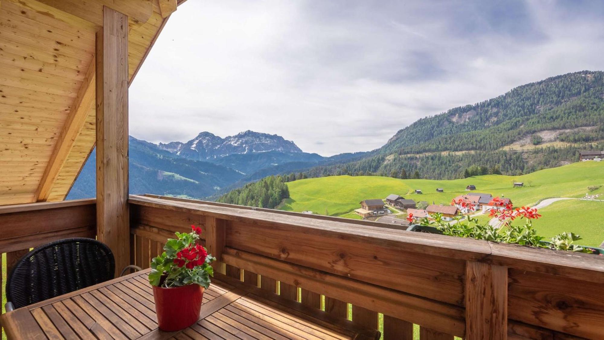 Ferienwohnung Agriturism Gscnara Sankt Martin in Thurn Exterior foto